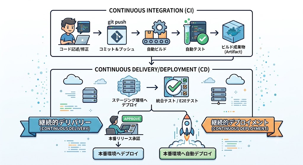 cicdの概要図